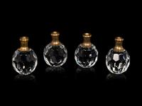 A Set of Four Waterford Cut Glass Lamp Finials