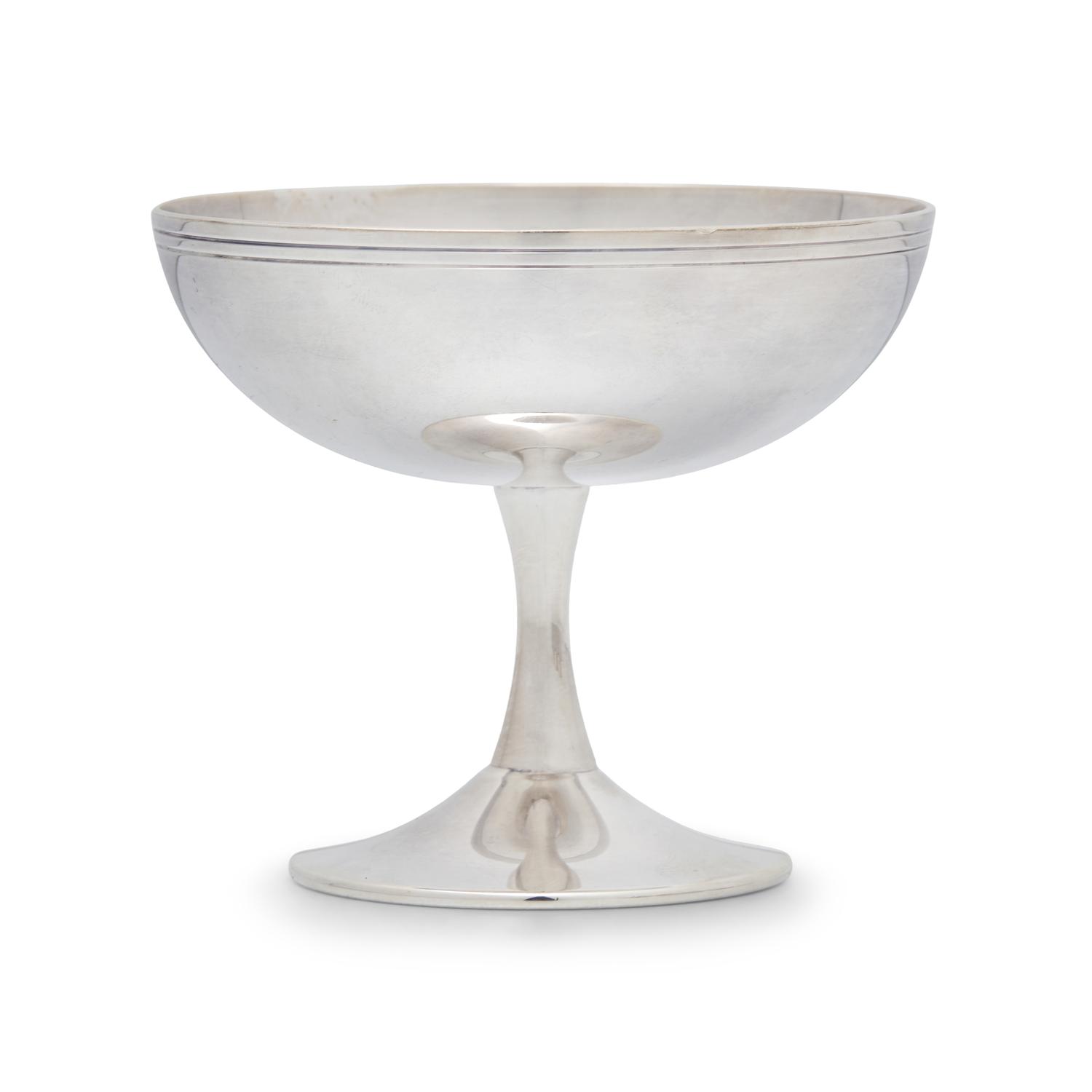 A Set of Eight Christofle Silver-Plate Sorbet Coupes