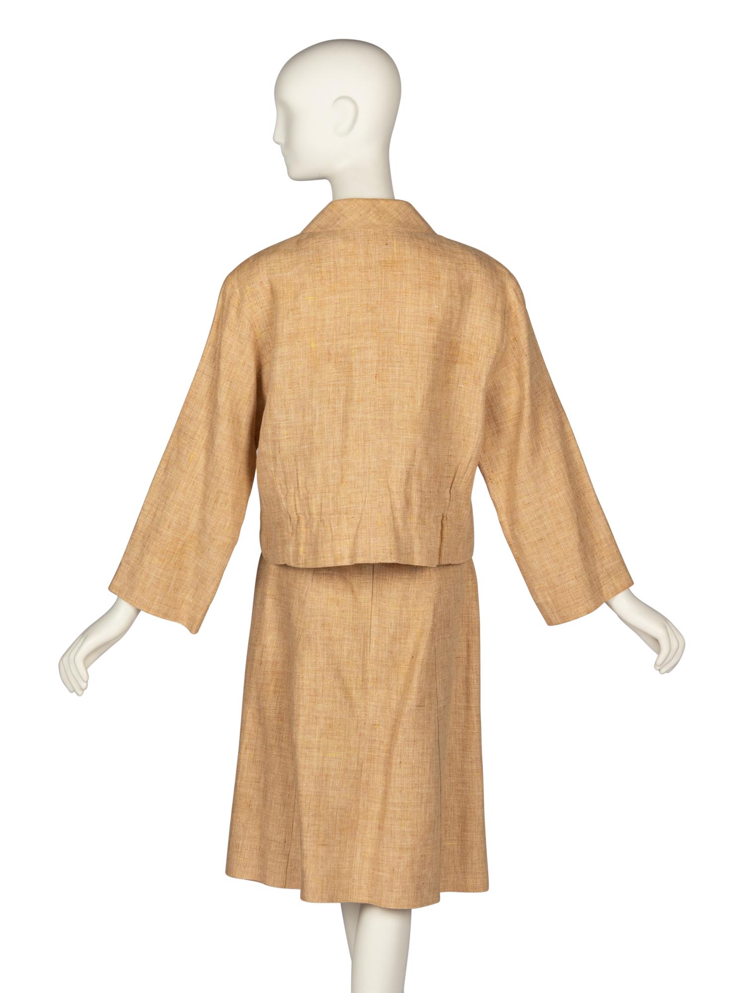 Chanel Linen Skirt Suit, Cruise 2000