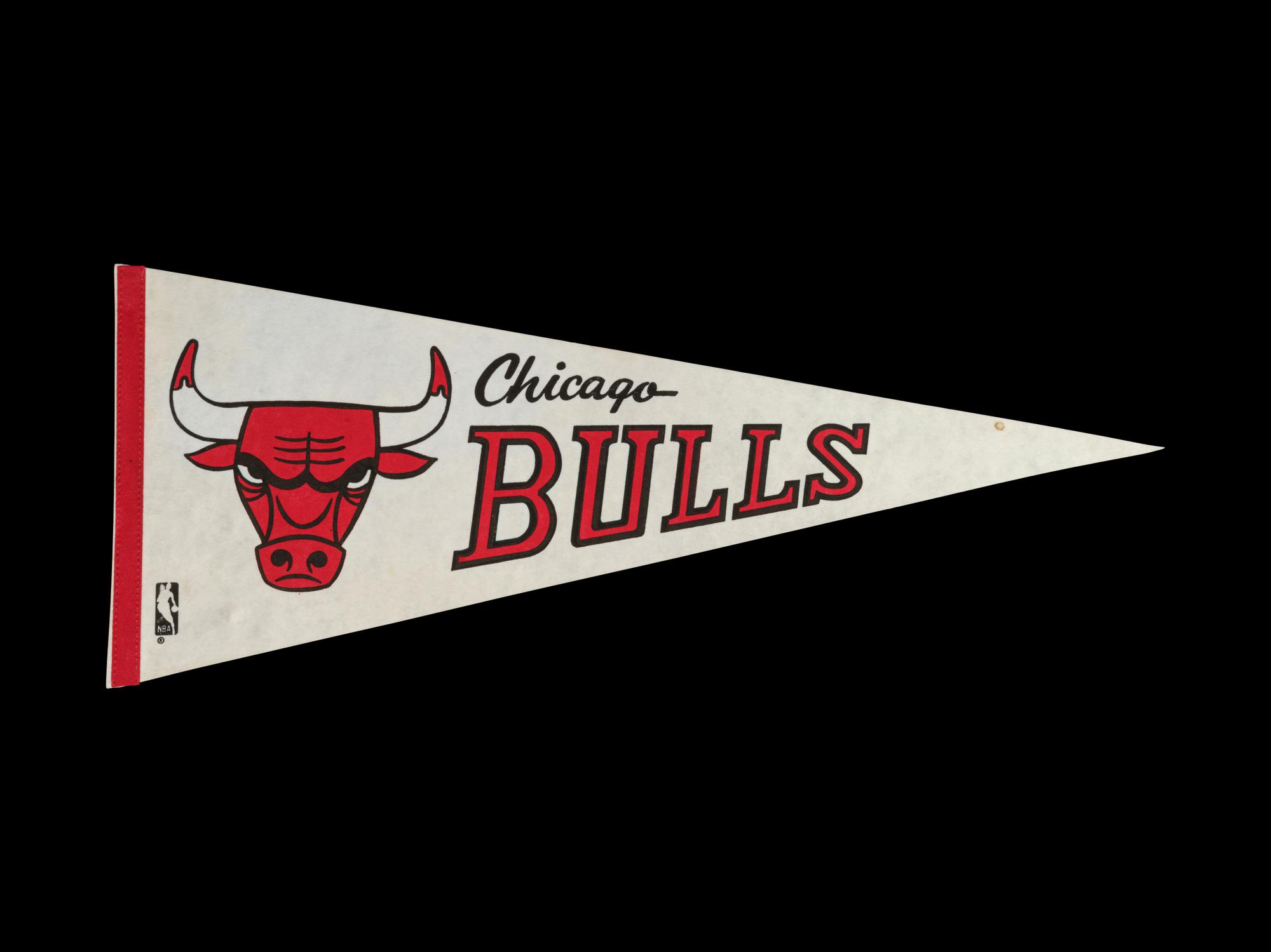 A Complete Set of 23 1980s Michael Jordan Rookie Era NBA Pennants,