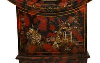 An English Faux-Tortoise Shell and Chinoiserie Decorated Parliament Clock — 19TH CENTURY