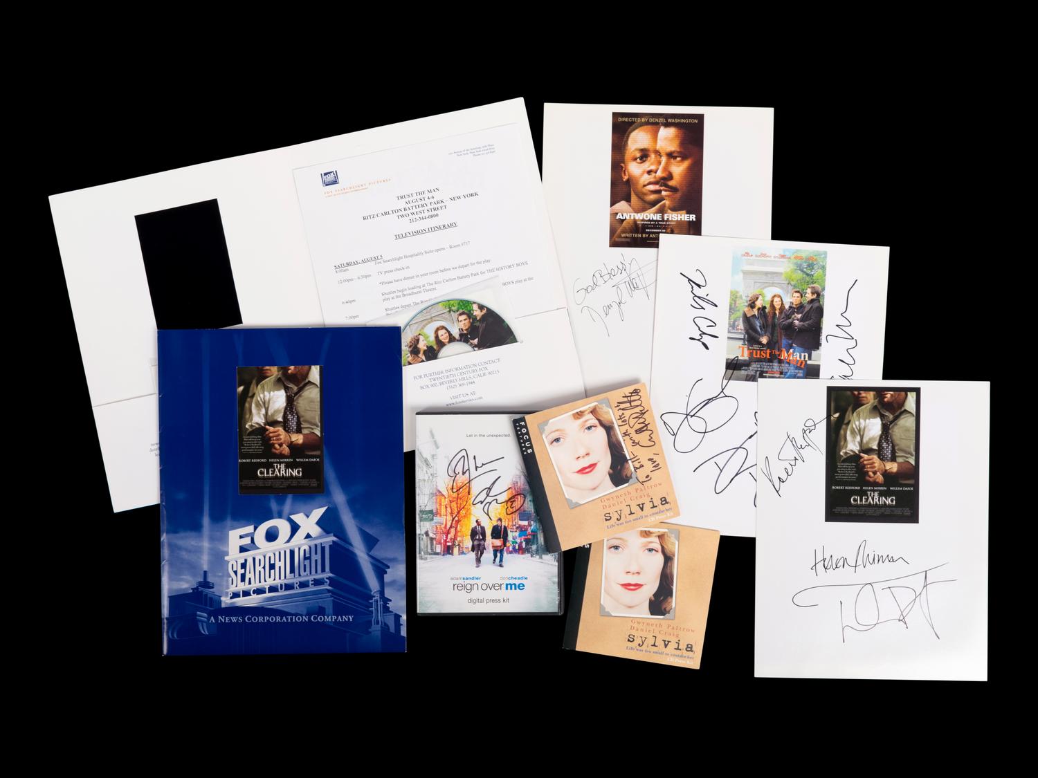 (Film Press Kits) A group of press kits from 5 films, comprising: