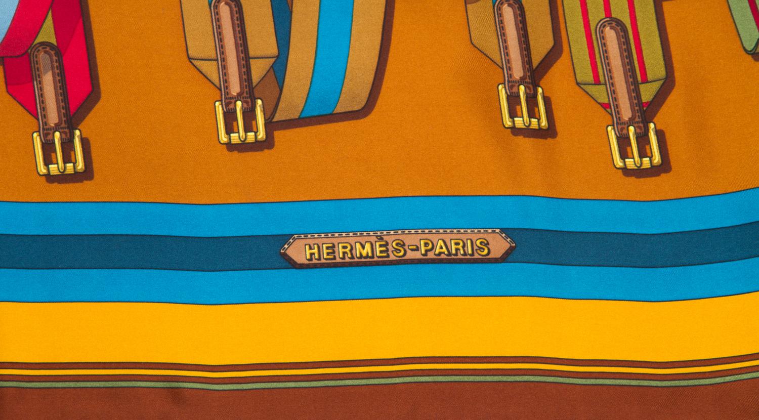An Hermes 90cm Silk Scarf, 36" x 36".