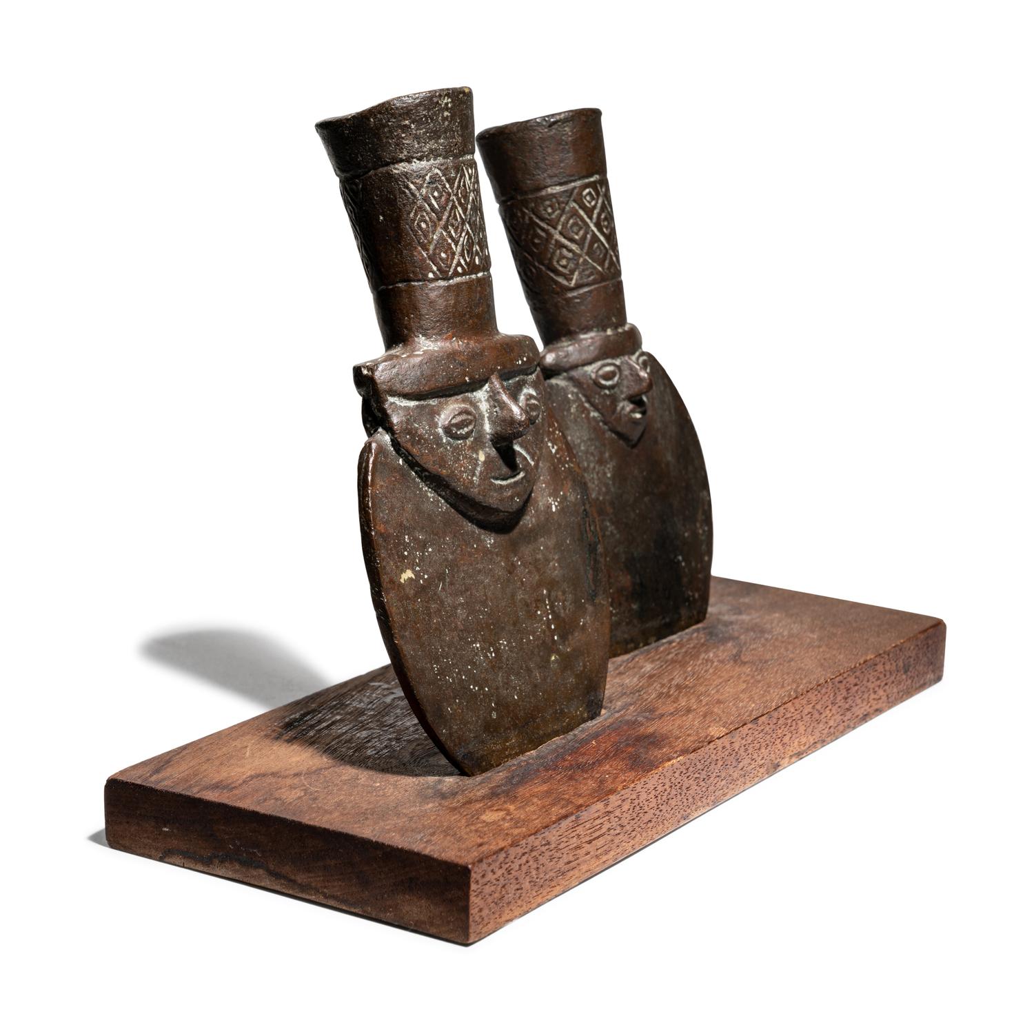 Two Chimu Copper Vessels