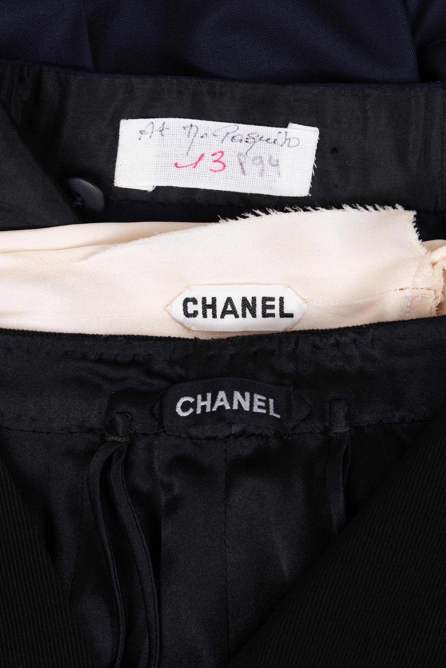 Three Chanel Haute Couture Separates, 1990s