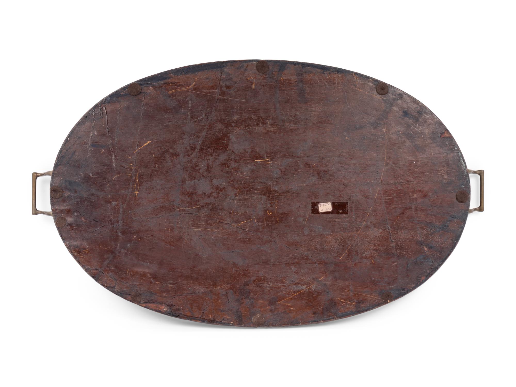 A Dutch Marquetry Serving Tray