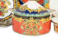 A Versace for Rosenthal Porcelain Le Roi Soleil Pattern Partial Dinner Service — 20th Century