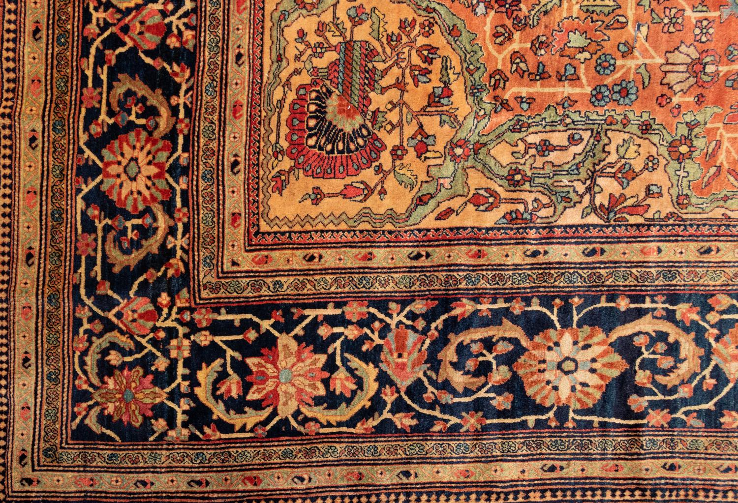 A Feraghan Sarouk Wool Rug