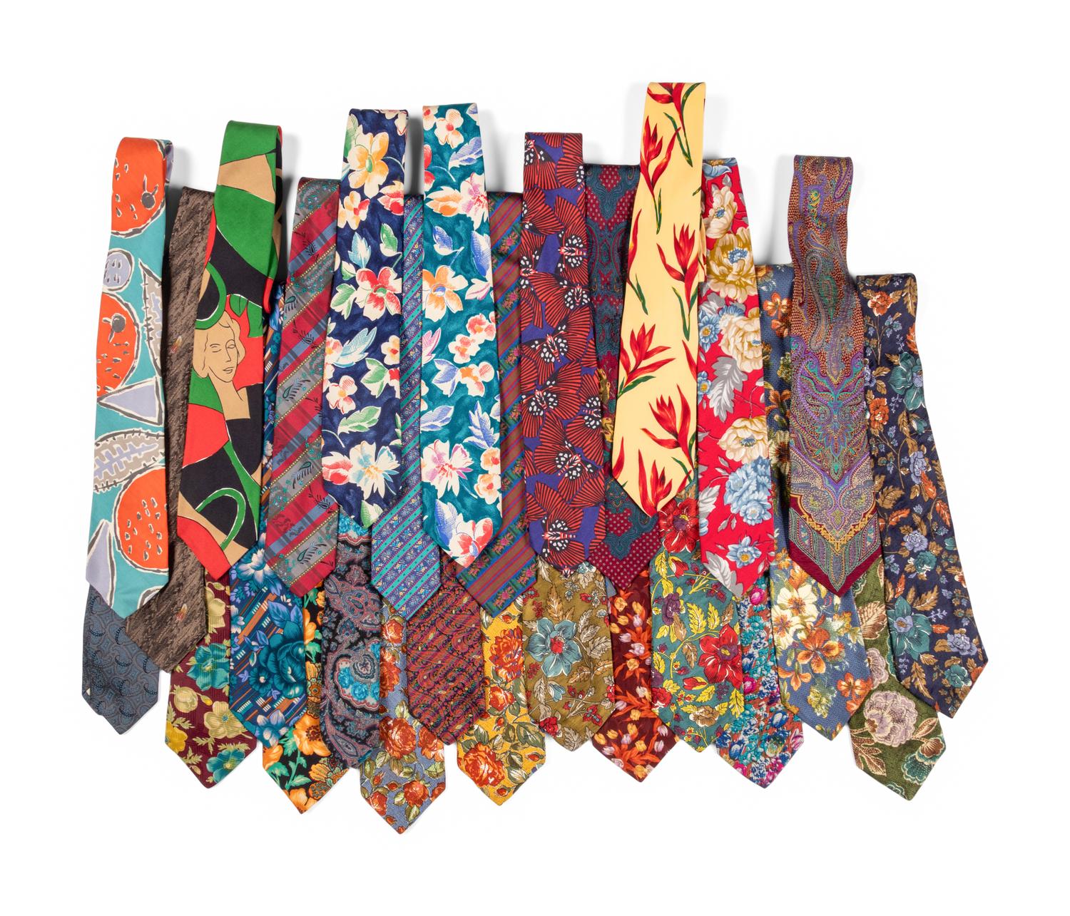 Group of Twenty-Eight Designer Neckties
