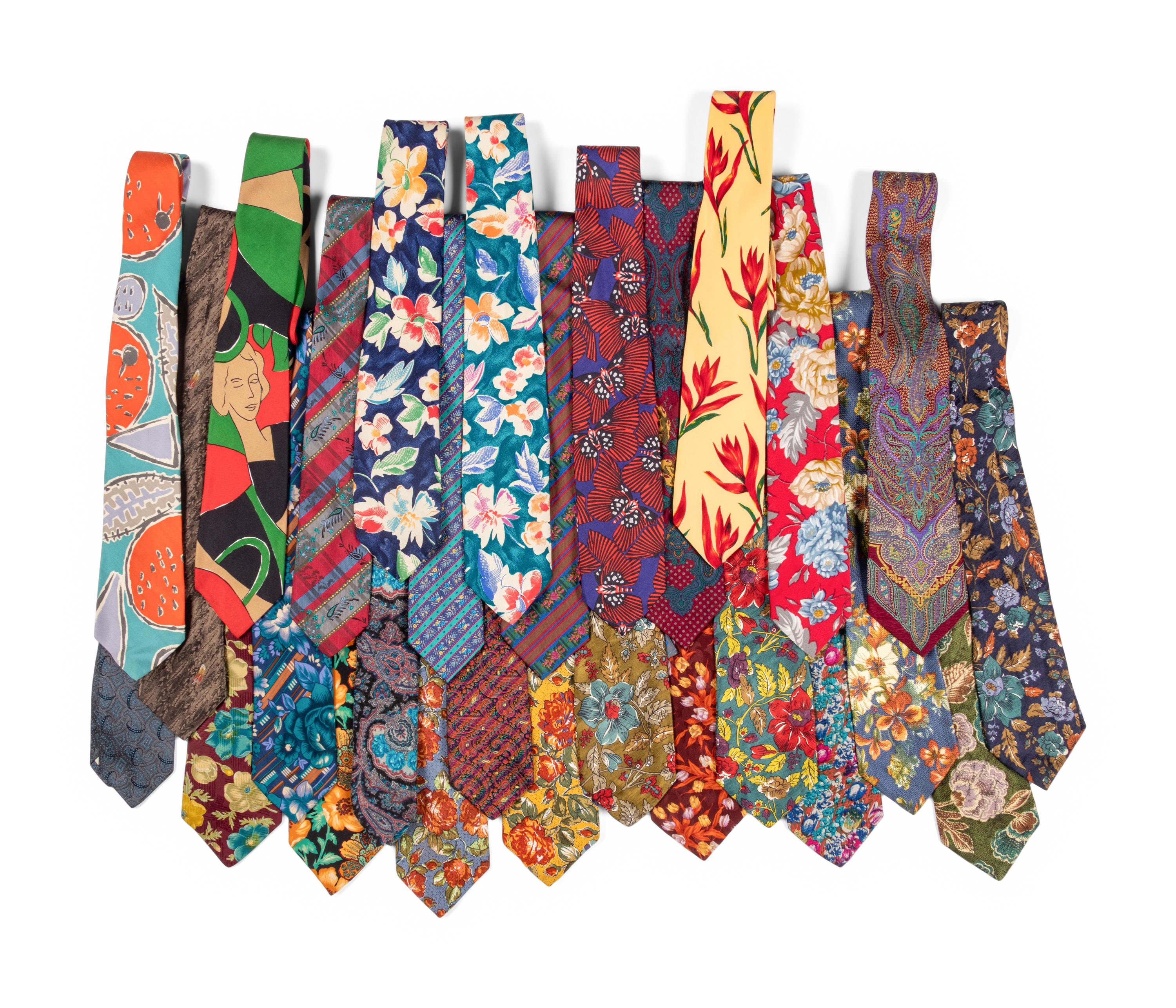 Group of Twenty-Eight Designer Neckties