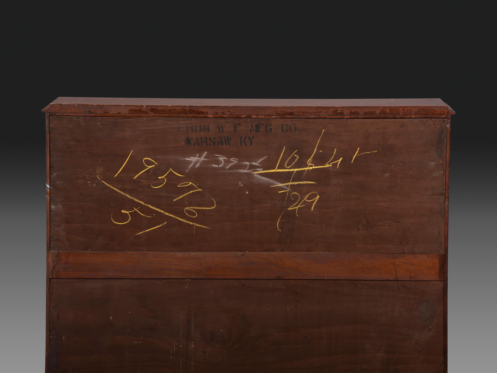 A Chippendale Style Mahogany Slant Front Desk