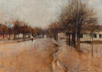 A South African Street Scene , 1891