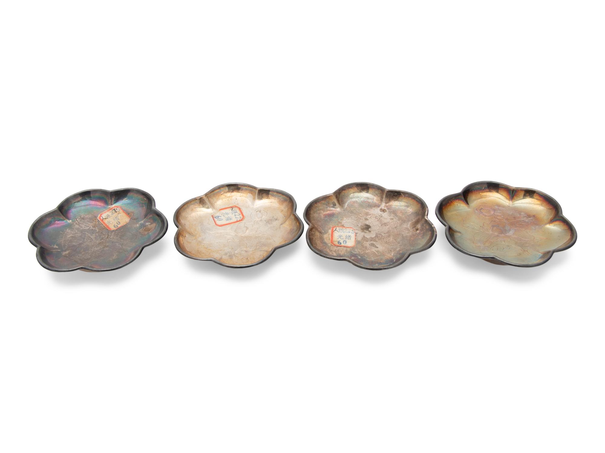 Five Chinese Export Silver Wares