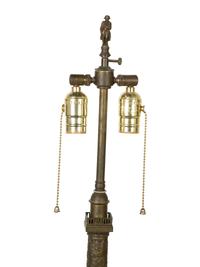 A Grand Tour Bronze Vendôme Column Mounted as a Lamp