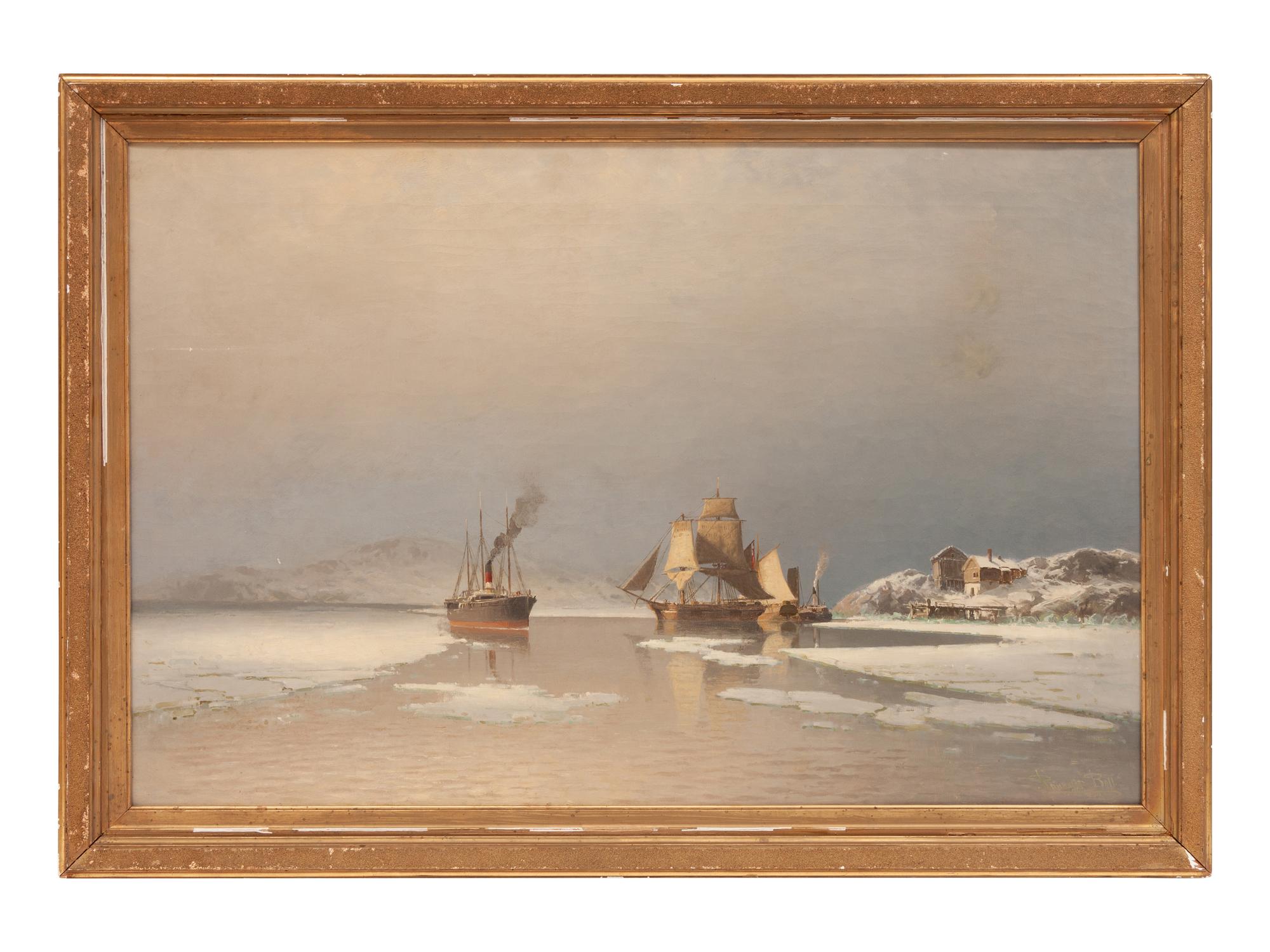 Norwegian Harbor Scene