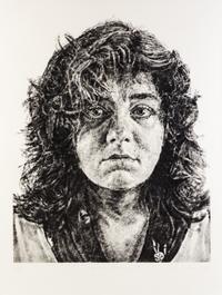 Chuck Close, (American, b. 1940), Marta/Fingerprint, 1986