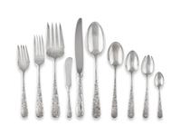 An American Silver Flatware Service