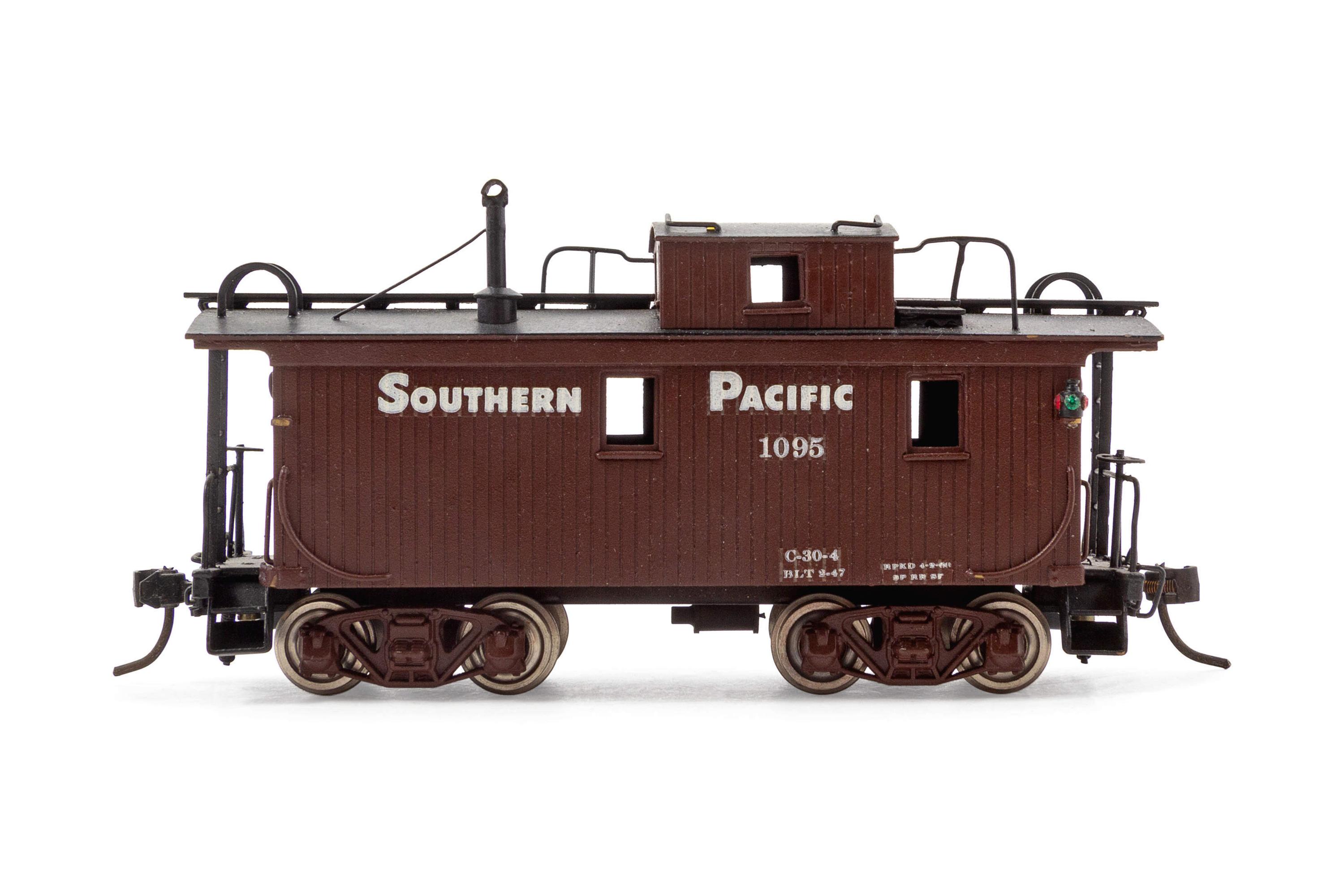 A Group of Polychrome Model Trains
