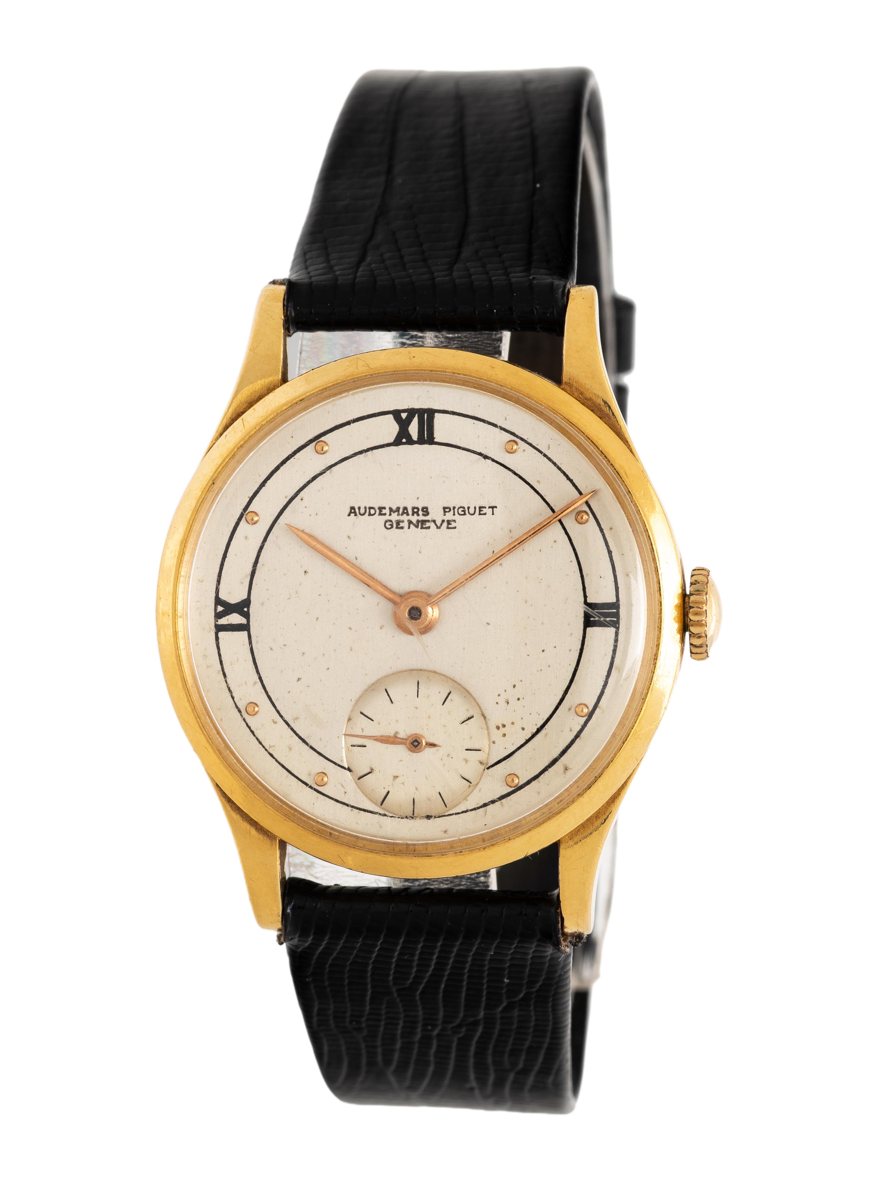 AUDEMARS PIGUET, 18K YELLOW GOLD 'CALATRAVA' WATCH