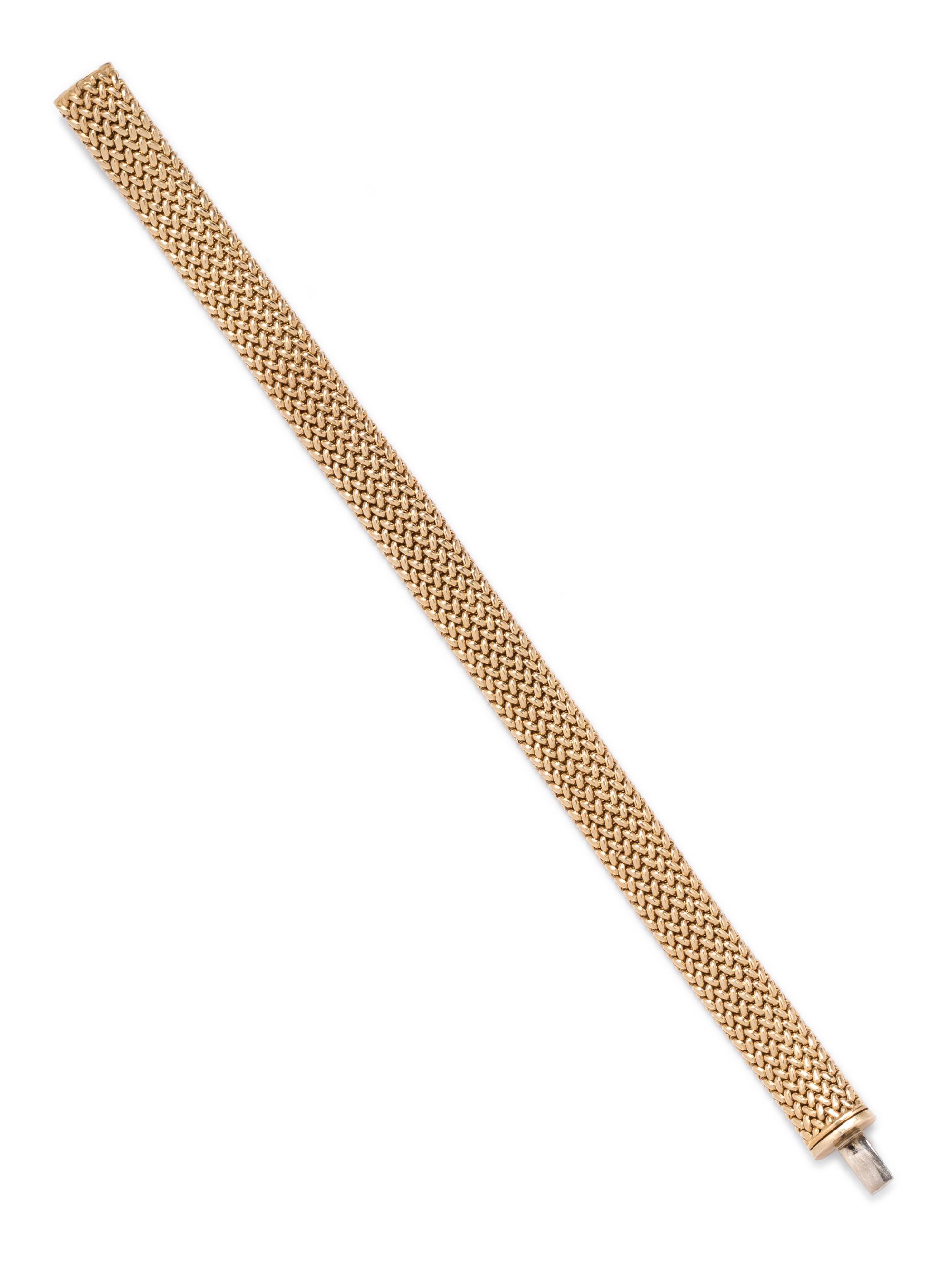 TIFFANY & CO., YELLOW GOLD BRACELET
