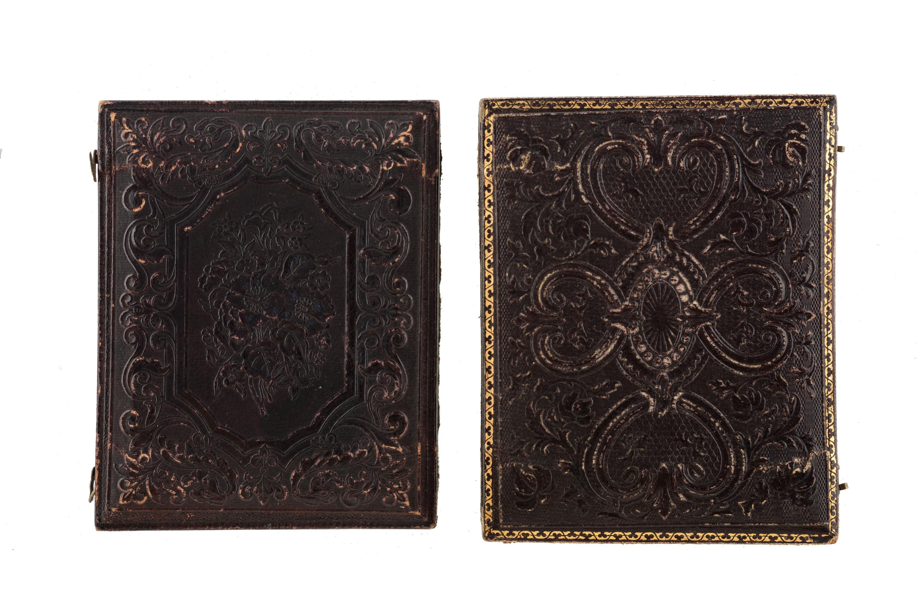[EARLY PHOTOGRAPHY - PORTRAITURE]. A group of 7 daguerreotype portraits of men and women including several couples.