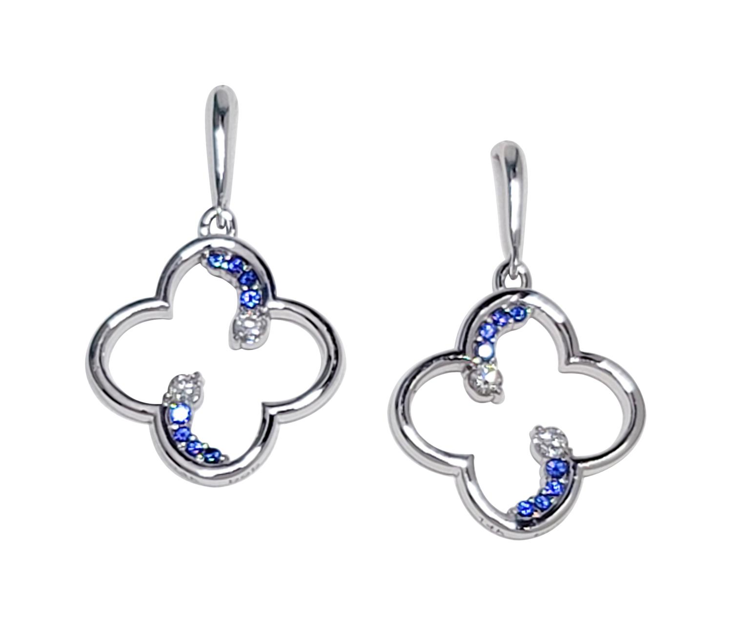 Airy with a Touch of Color & Sparkle , Custom Made Earrings and Necklace