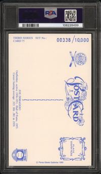 A Joe DiMaggio Signed Autograph Perez Steele Hall of Fame Postcard (PSA 10 AUTO)