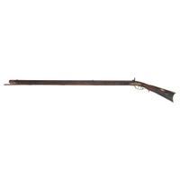 Full Stock Percussion Long Rifle by J. Douglass, Most likely Joseph Douglass Jr. (Huntingdon County, PA)