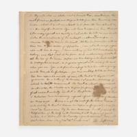 [Presidential] [Jefferson, Thomas] (Washington, Henry A.) Manuscript Copy of an Autograph Letter