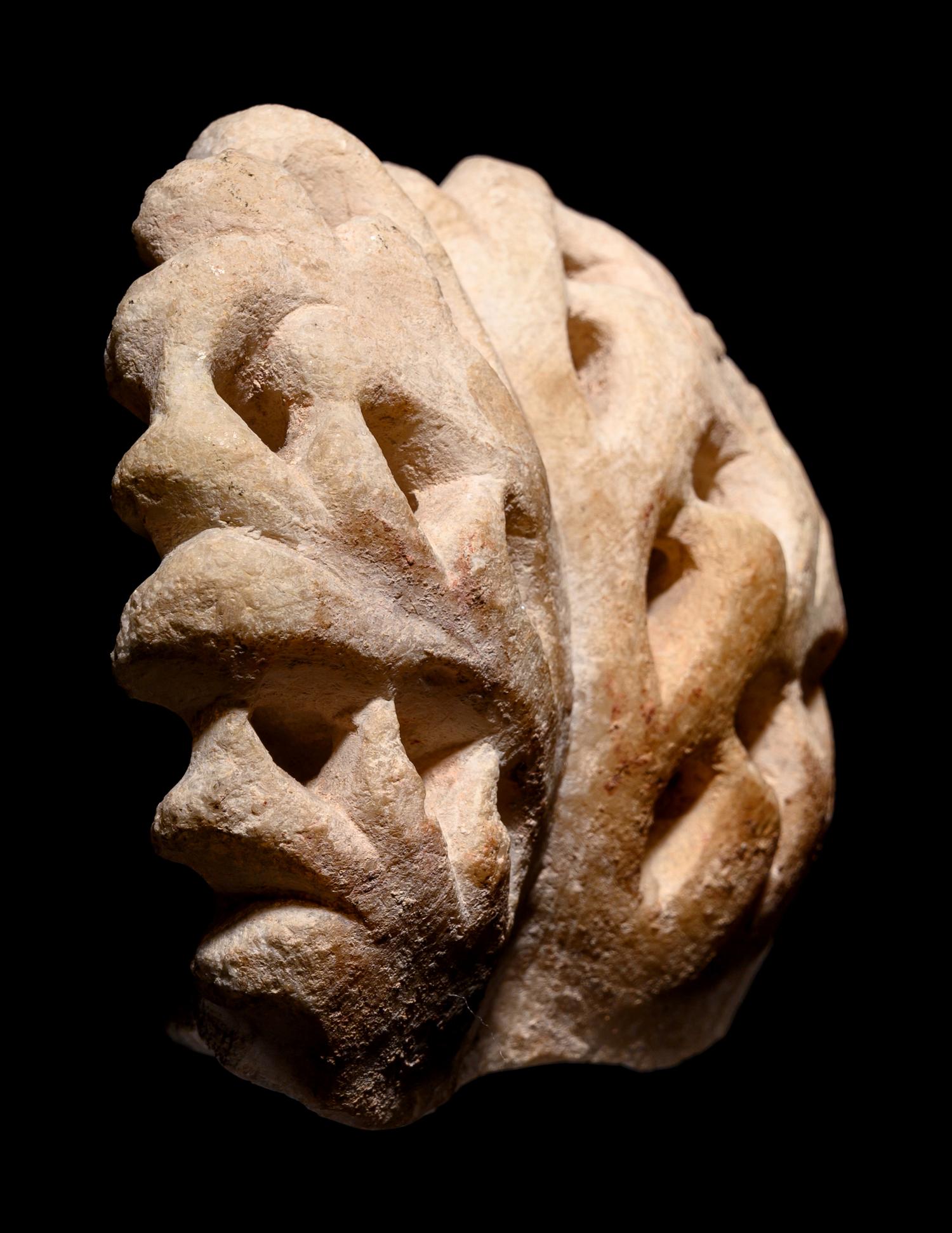 An Early Christian or Byzantine Marble Leaf from a Capital