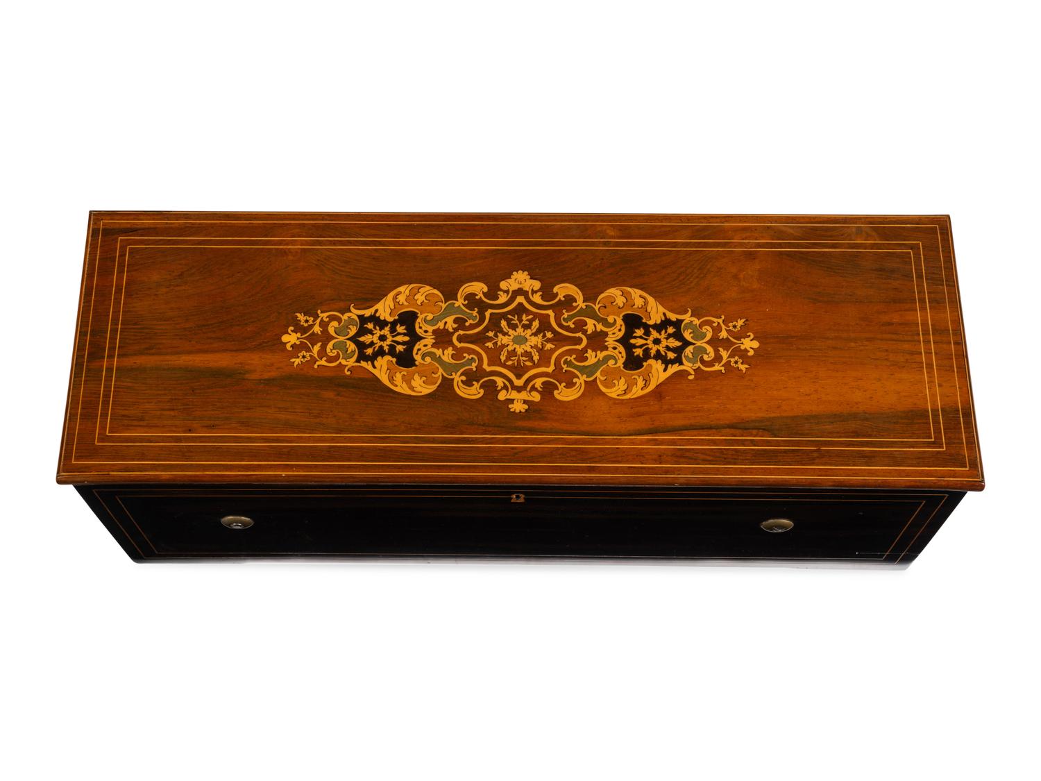 A Piano Forte and Hidden Bells Music Box by Malignon