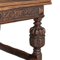 A Jacobean Carved Oak Refectory Table