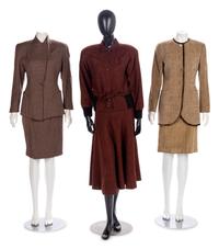 Three Vintage Designer Wool ensembles, 1980-90s