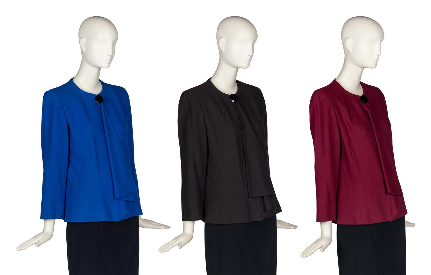 Three Pierre Cardin Haute Couture Jackets