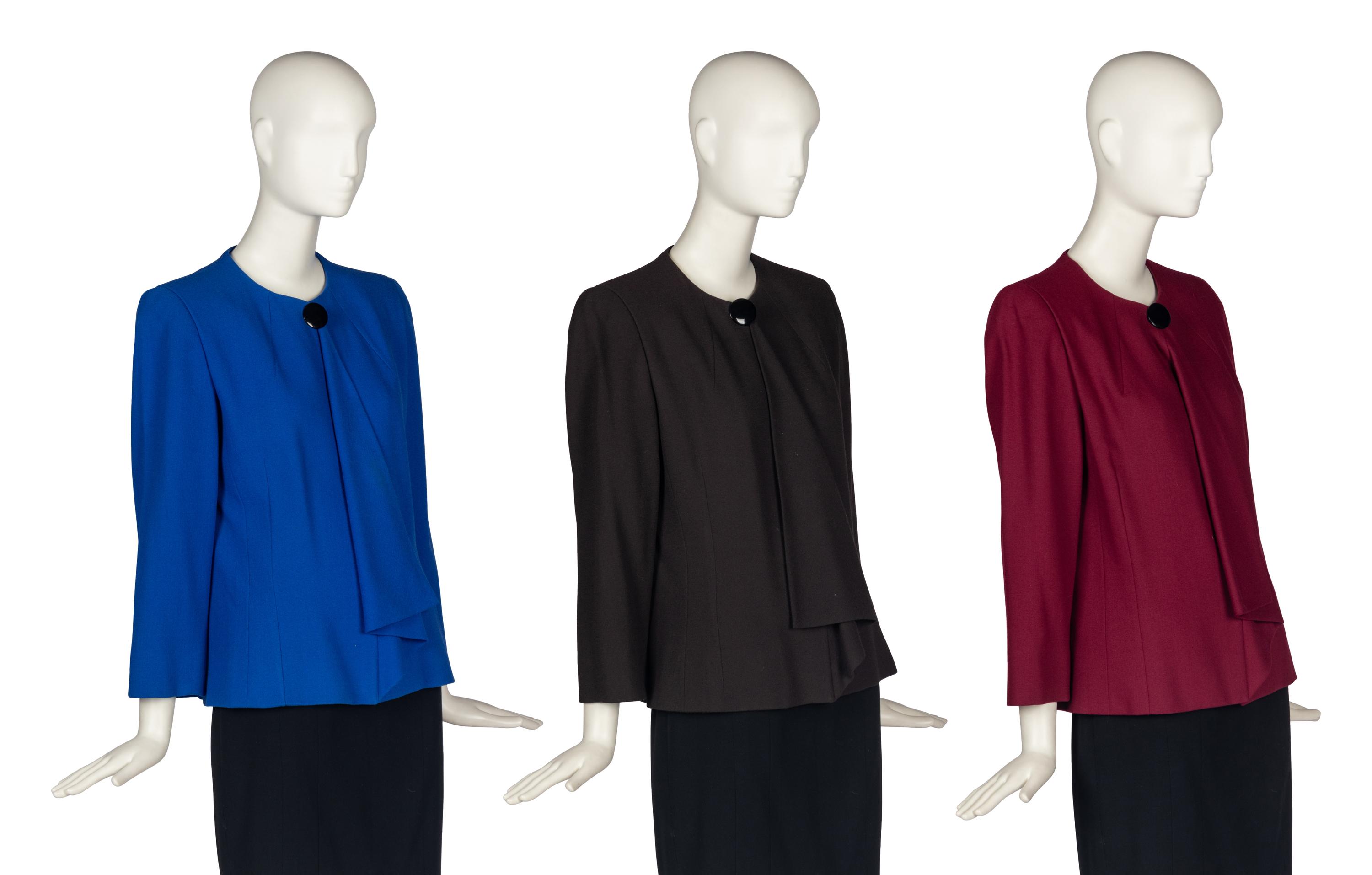 Three Pierre Cardin Haute Couture Jackets