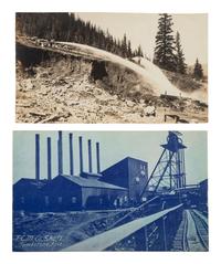 [MINING]. A group of approx. 80 RPPCs & photographs of mining and oil drilling.