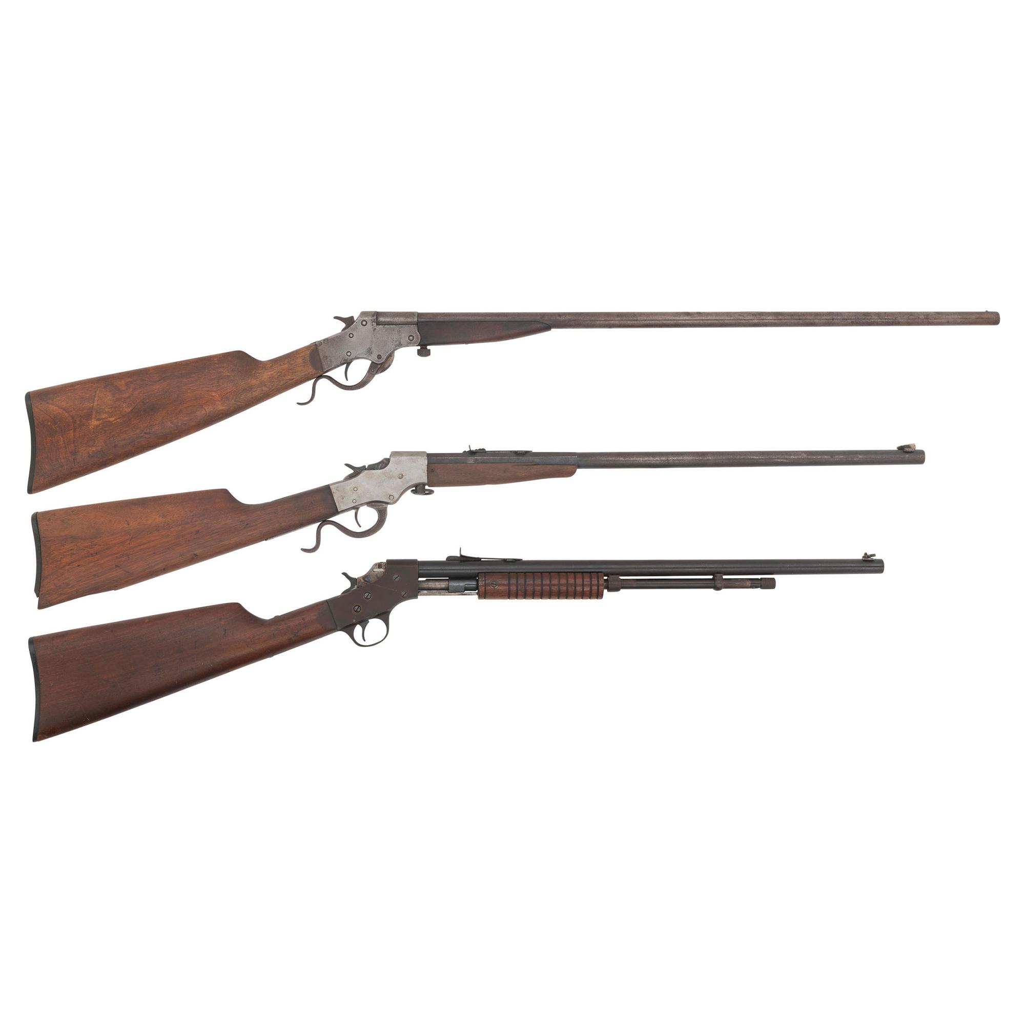 **Lot of 3 Stevens Rifles