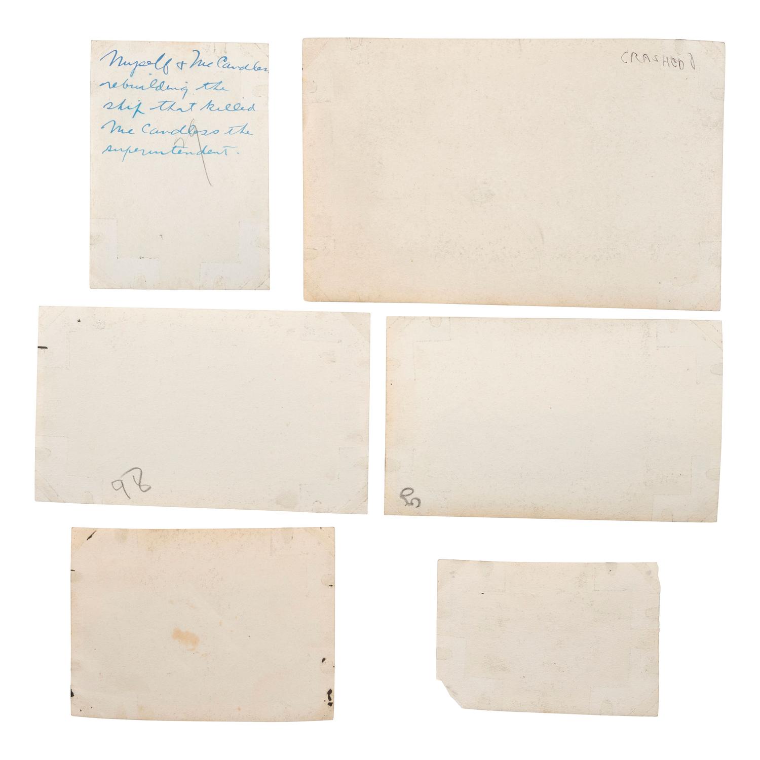 [AVIATION]. A group of early images of airplanes including US Airmail and US Army, comprising: