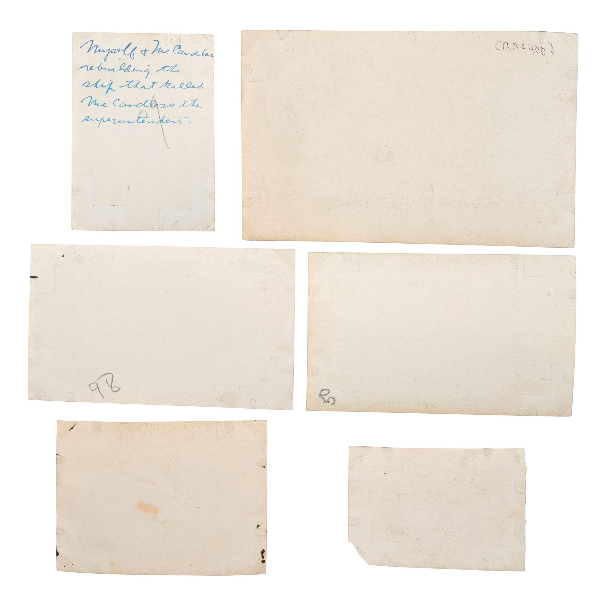[AVIATION]. A group of early images of airplanes including US Airmail and US Army, comprising: