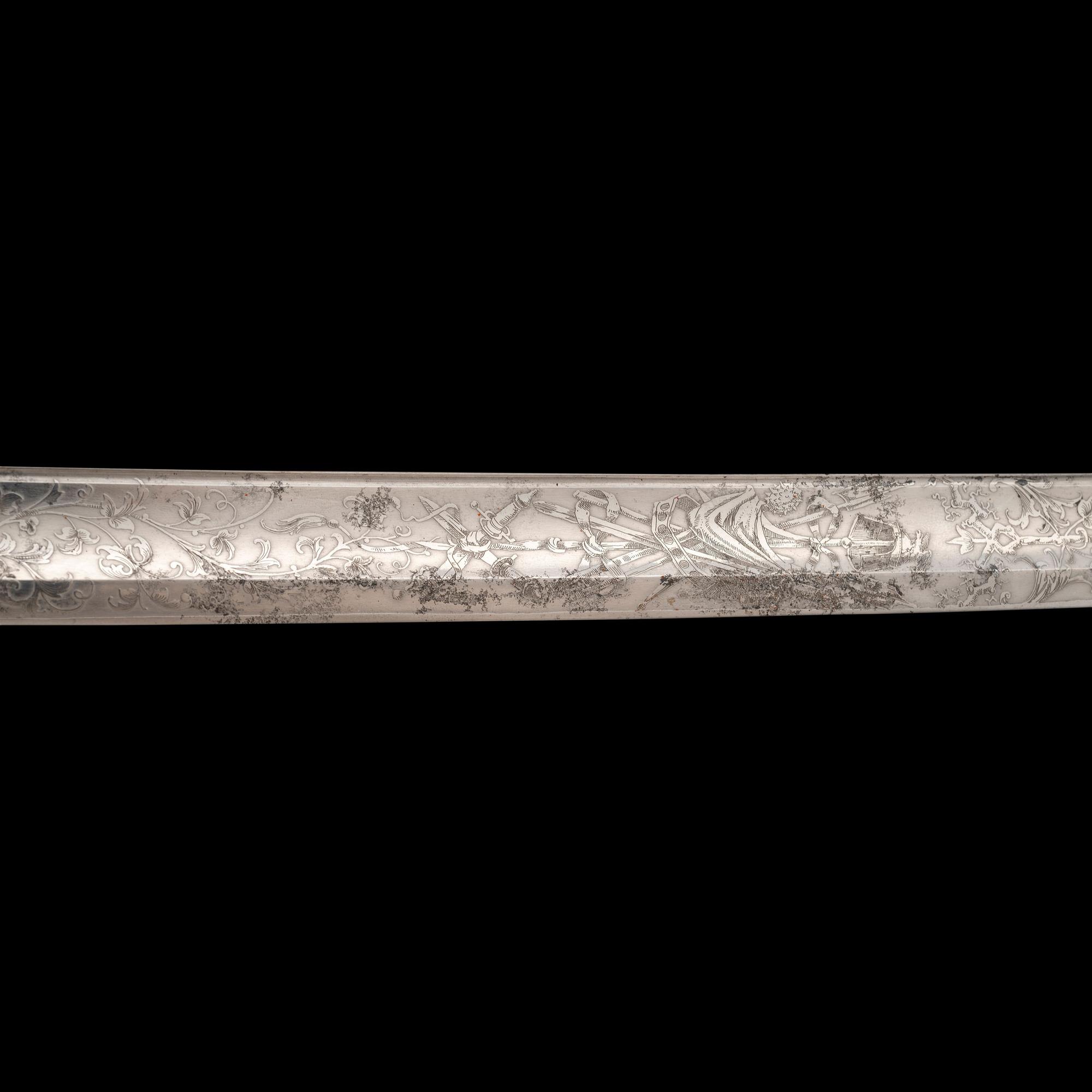 Very Fine Schuyler, Hartley & Graham Presentation Sword of Lt. Col. C.S. Hansen, 20th KY Inf. & 37th KY Mounted Inf.- WIA & POW at Saltville, VA