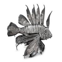 A Buccellati Silver Lionfish Table Ornament