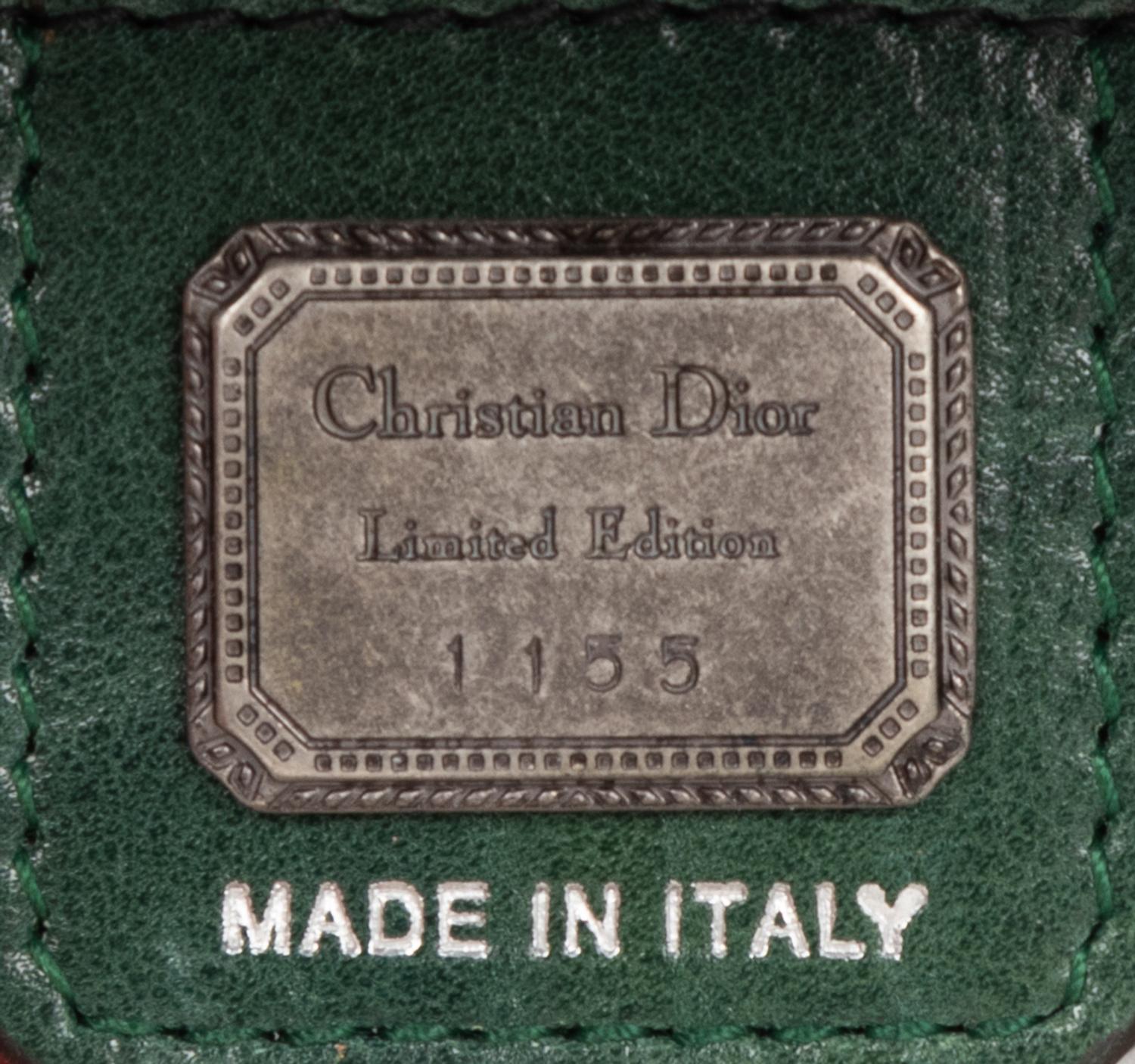 Christian Dior Limited Edition Woven Leather Samourai Bag, 2007