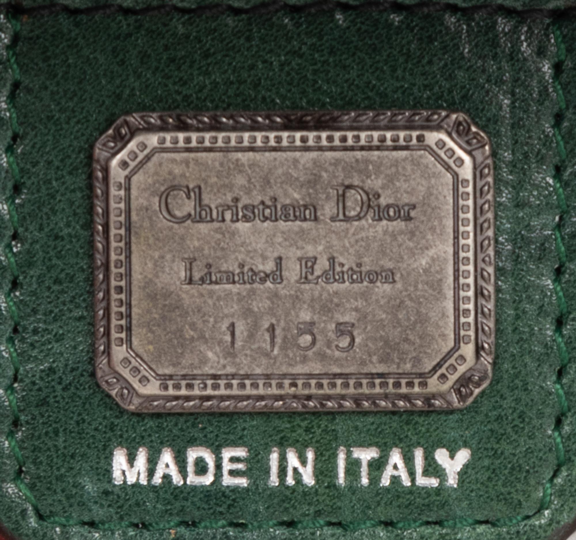 Christian Dior Limited Edition Woven Leather Samourai Bag, 2007