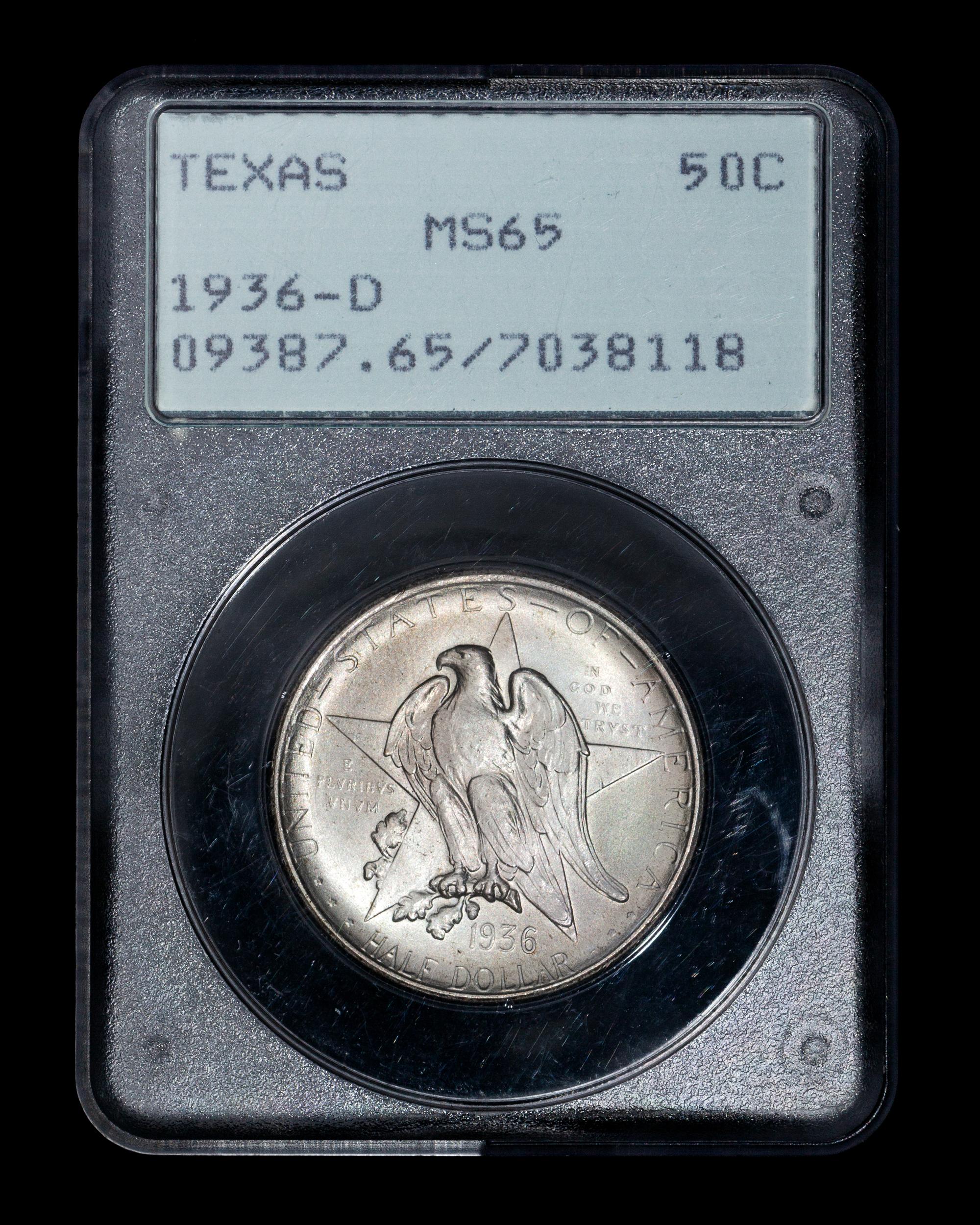 A United States 1936-D Texas Commemorative 50c Coin