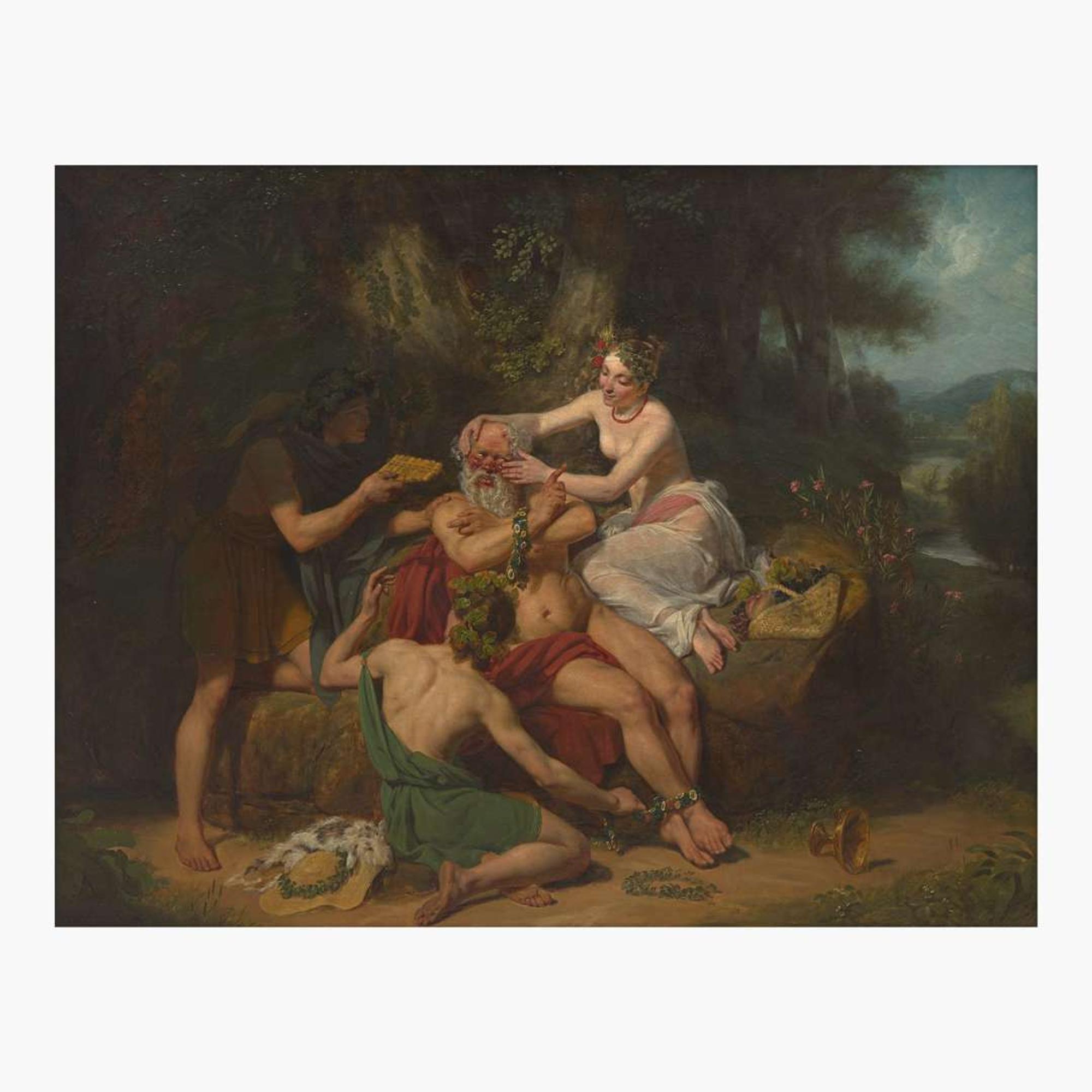 Jacques Antoine Vallin (French, 1760–1831) Silène Ivre