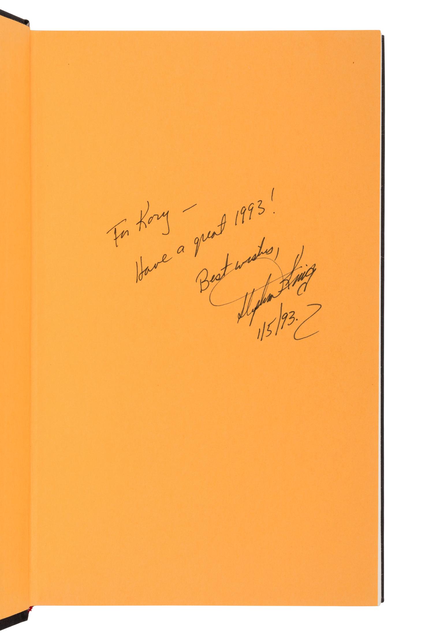 KING, Stephen (b. 1947). Gerald's Game. New York: Viking, 1992.