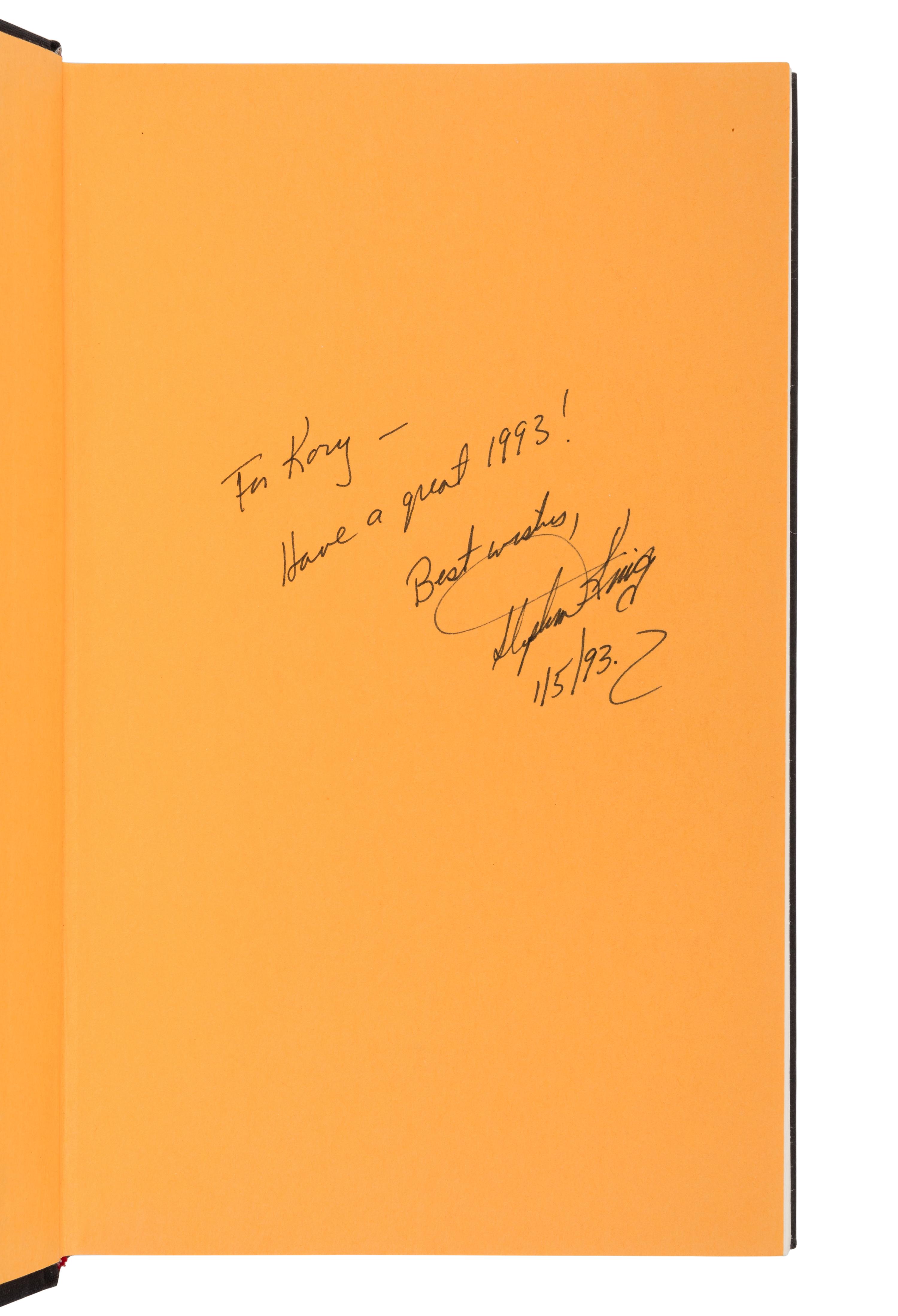 KING, Stephen (b. 1947). Gerald's Game. New York: Viking, 1992.