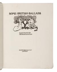 [ILLUSTRATED BOOKS]. RACKHAM, Arthur (1867-1939), illustrator. Some British Ballads. London: Constable & Co. Ltd., [1919].