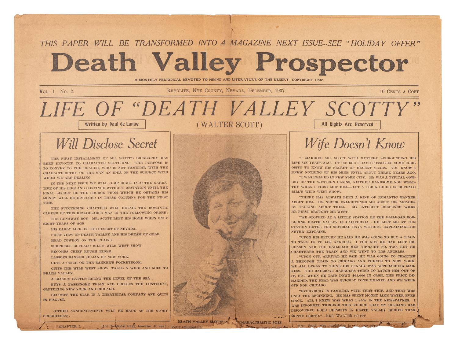 [WESTERN AMERICANA - NEWSPAPERS]. A group of mid-19th century newspapers featuring reporting on Texas, the West, Nevada mining, and Native Americans, comprising: