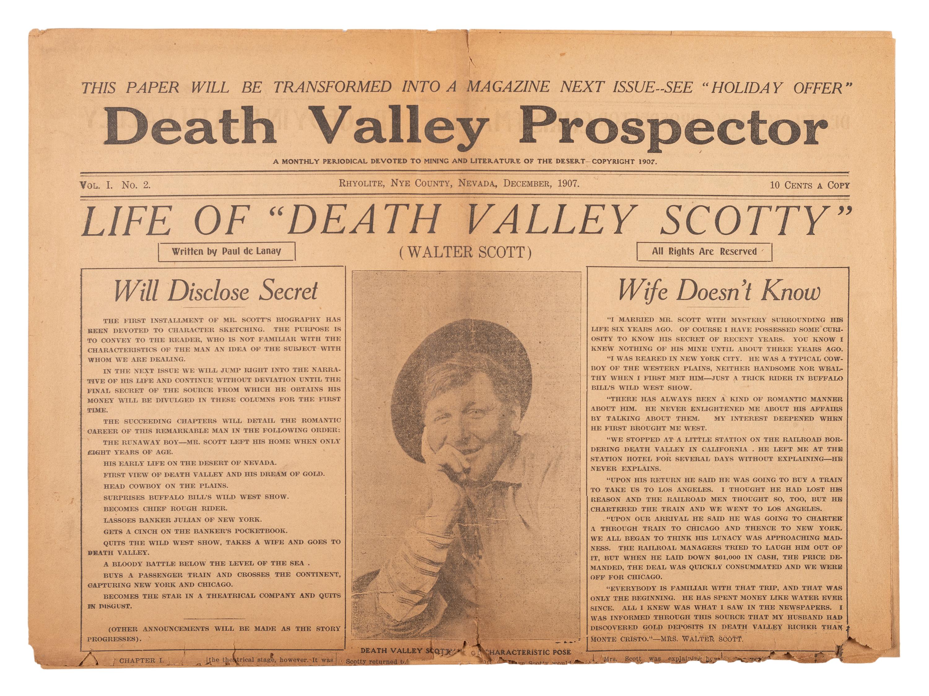 [WESTERN AMERICANA - NEWSPAPERS]. A group of mid-19th century newspapers featuring reporting on Texas, the West, Nevada mining, and Native Americans, comprising: